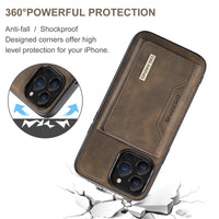 Thumbnail for 2 in 1 Detachable iPhone Leather Case Wallet and Card Holder