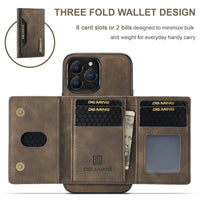 Thumbnail for 2 in 1 Detachable iPhone Leather Case Wallet and Card Holder