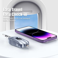 Thumbnail for Keychain Portable Emergency Phone Charger Power Bank